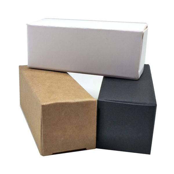 2.6*2.6*5.6cm Colorful Kraft Paper Party Gifts Packaging Box Cardboard Mini Cosmetic Perfume Bottle Packing Boxes DIY Crafts Papercard Boxes