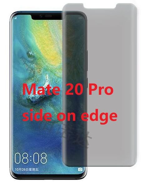 Anti Glare For Huawei Mate 20 Pro & Mate 20 Lite Privacy Tempered Glass Front Film Screen Protector