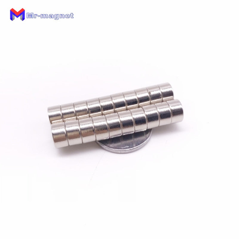 refrigerator magnets imanes de nevera 50pcs strong rare earth ndfeb magnet 10 x 4mm neo neodymium n50 craft model disc sheet 10*4 mm