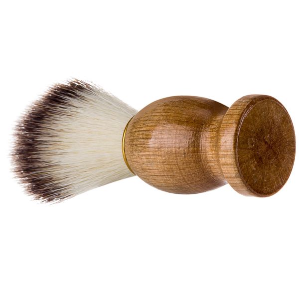 DHL Men&#039;s Shaving Brush Barber Salon Men Facial Beard Cleaning Appliance Shave Tool Razor with Wood Handle