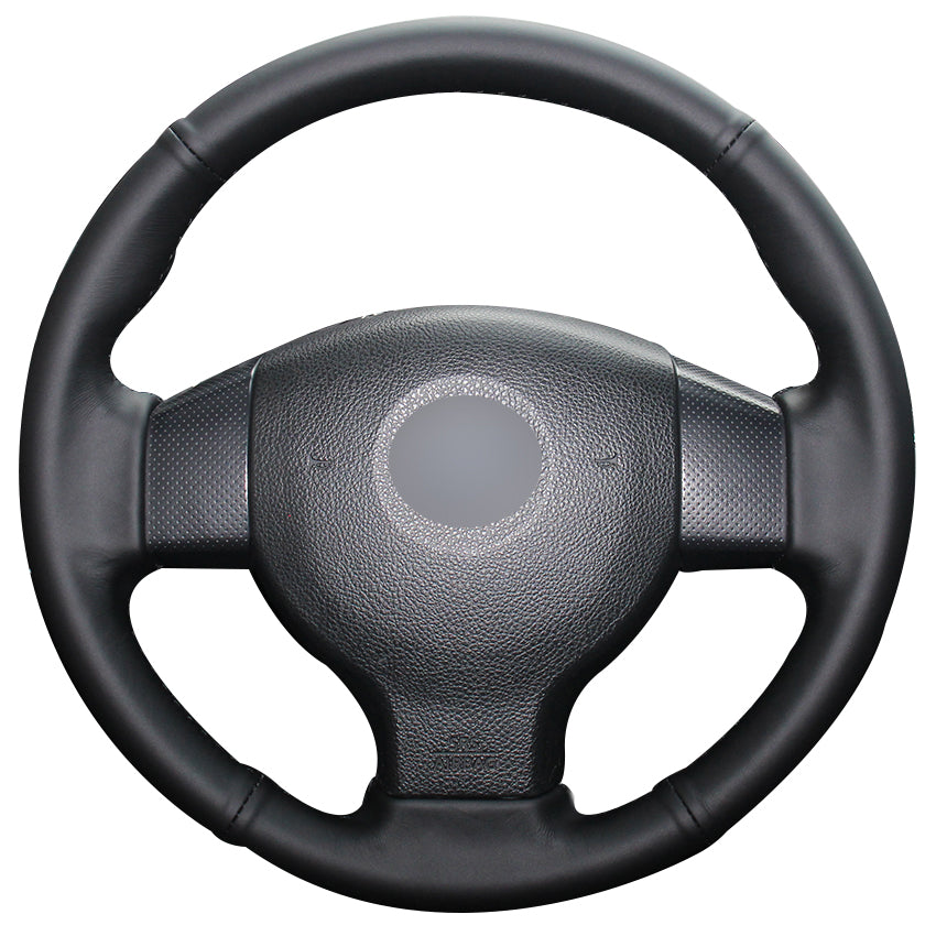 Black Synthetic Leather Car Steering Wheel Cover for Old Nissan Tiida Livina Sylphy Note