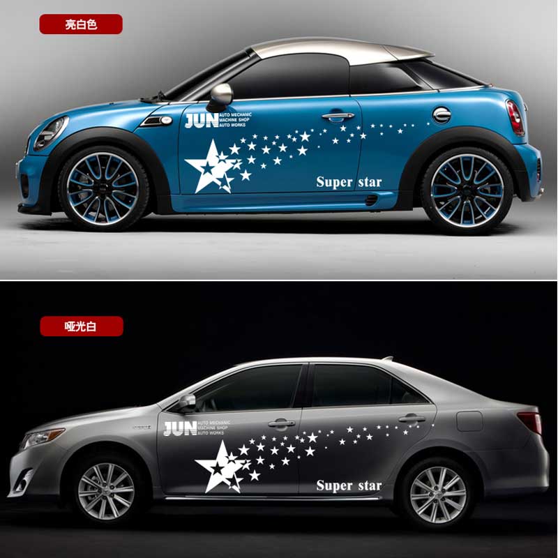 Car Whole Body Cover Scratches Special stickers Modified Personality Star Decals
