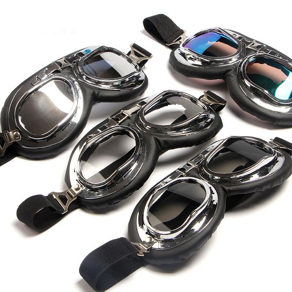 MELIFE Road Motocross Goggles Vintage Men Glasses Sunglass Snow Ski Face Mask Sport Racing Cycling Motor MX Helmet Goggle