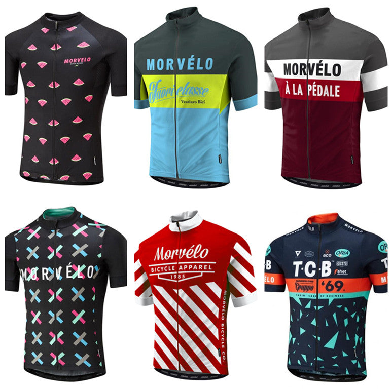 2019 Summer Morvelo Cycling Jersey short sleeve cycling shirt Bike bicycle clothes Clothing Ropa Ciclismo