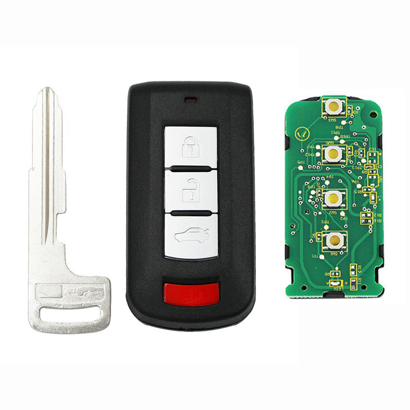315MHz PCF7952A chip 4Button Smart remote Key for Mitsubishi Lancer Outlander