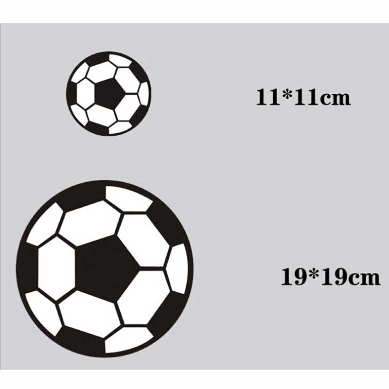 1PCS Soccer Team Stickers Car Decoration Mark Tank Cover Decal