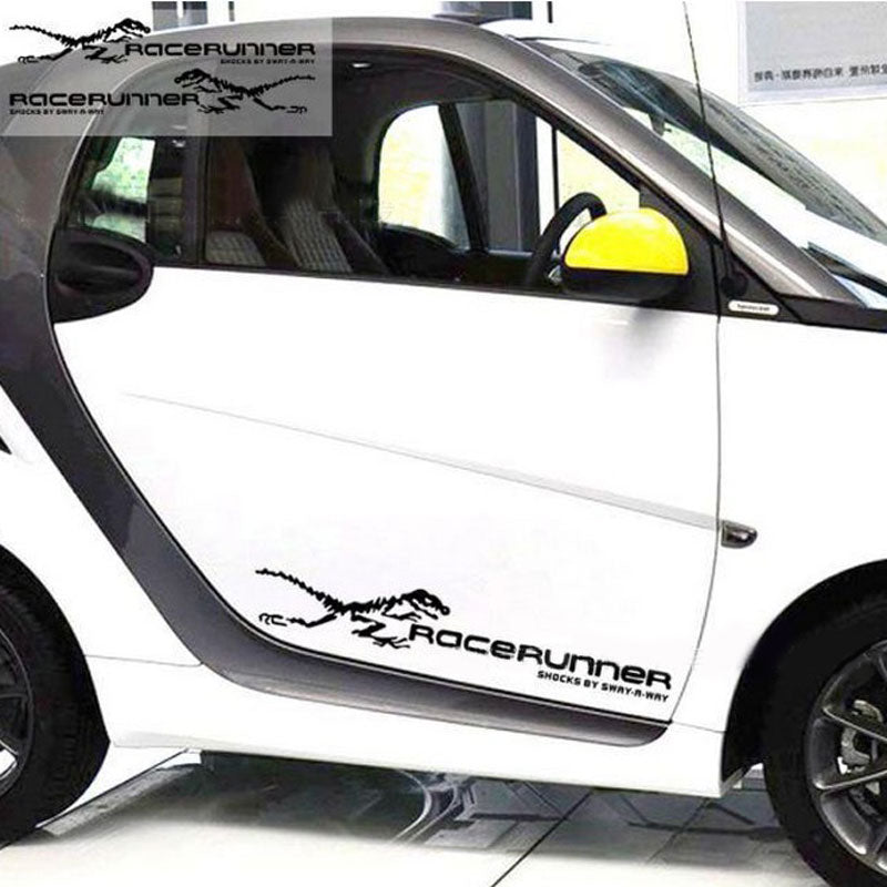 Dinosaur Car Body Stickers 3D Stereo Striped Decorative Decoration Scratch Reflective Decals