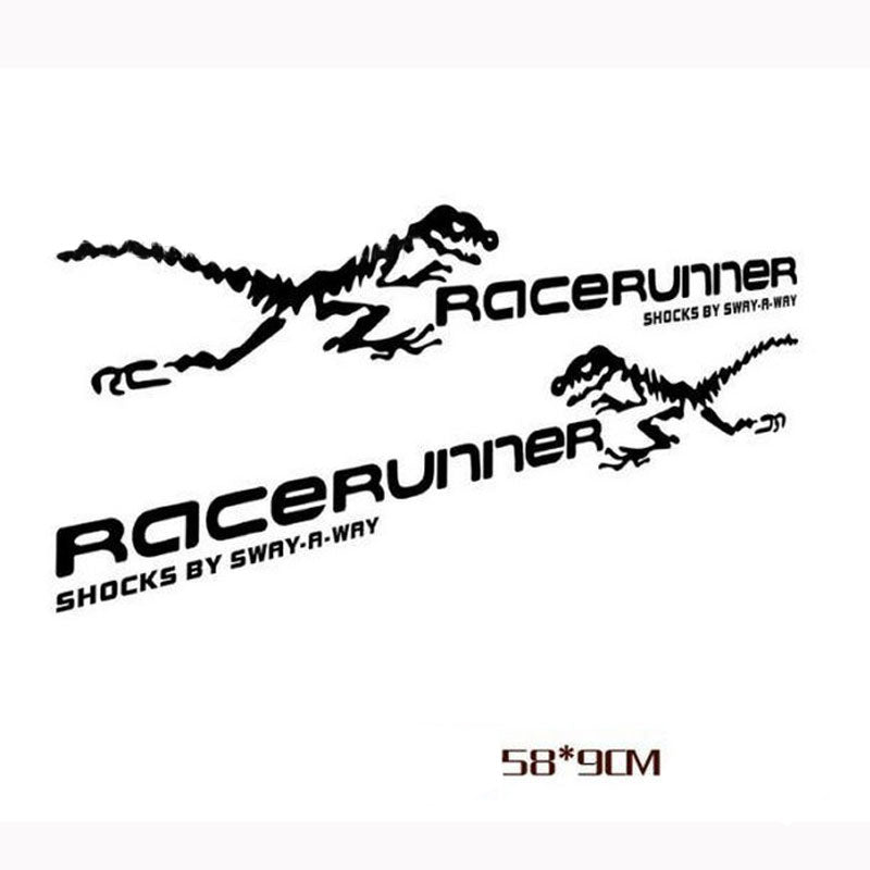 Dinosaur Car Body Stickers 3D Stereo Striped Decorative Decoration Scratch Reflective Decals