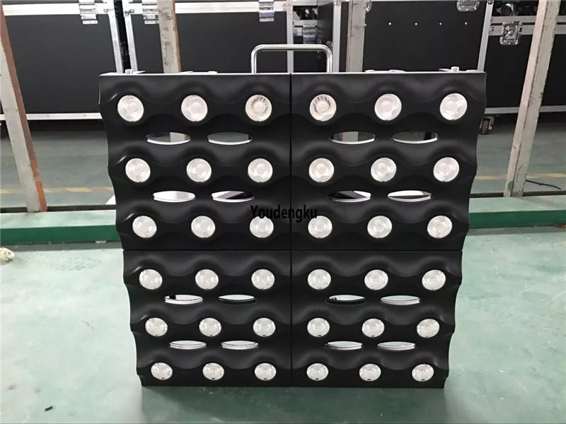 4 pieces Gold color Pixels DMX Matrix 36x3w LED Golden Matrix Blinder beam light 6*6 Matrix led blinder light
