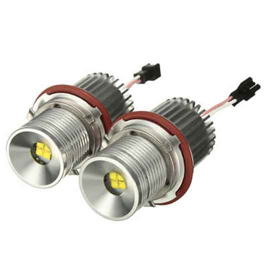 2PCS 40W LED Angel Eyes Halo Ring Marker Light Error Free For E39 E60