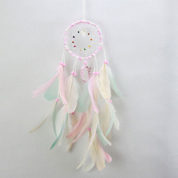 Free Delivery Handmade Dream Catcher Feathers Car Home Wall Hanging Decoration Ornament Gift Wind Chime Craft Decor Supplies