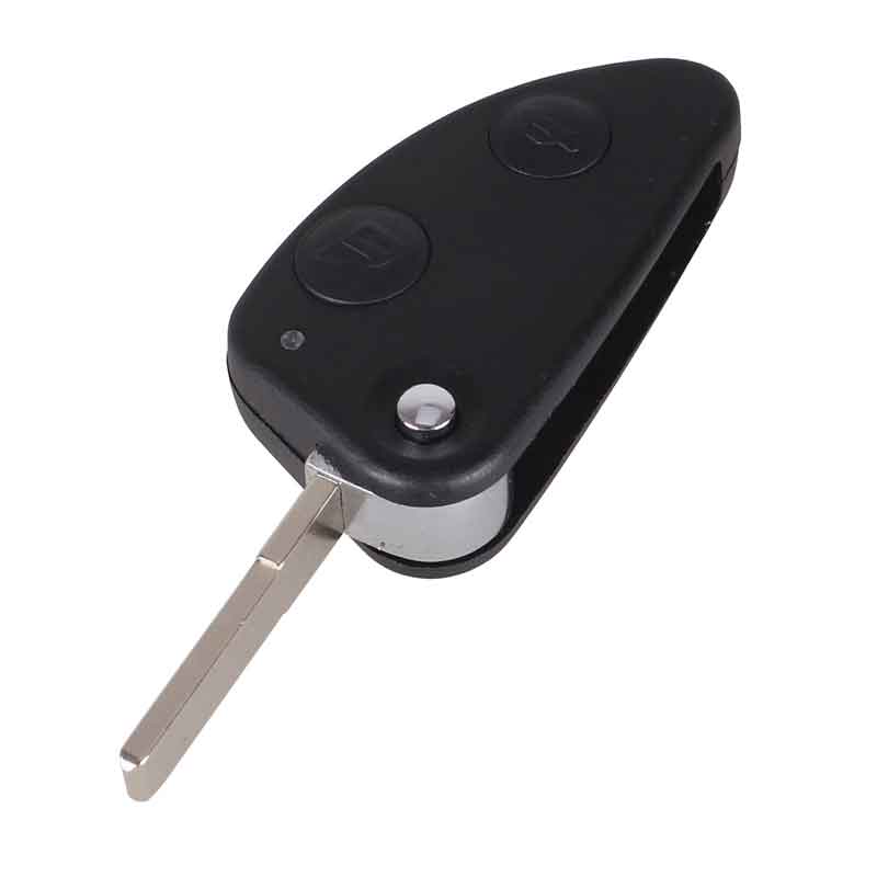 Button Flip Fob Folding Car Key Shell Case for Alfa Romeo 147 156 GT Uncut Blade Car Key Case NO Chip Keyless