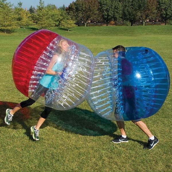 Wholesale 1.5m Human Inflatable Bubble Soccer Ball Inflatable Bumper Ball Inflatable Zorb Ball Bubble Football Free Shipping