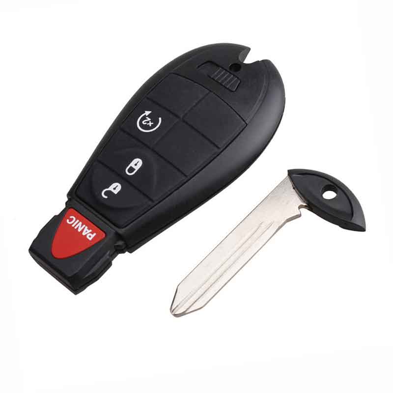 4Buttons Replacement Key Fob Keyless Entry Remote for Chrysler 2008-2015 433Mhz PCF7941 chip Y160 Blade For Chrysler M3N5WY783X