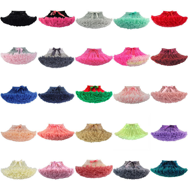 Baby Kids Skirt Ball Gown Tutu Gauze Girls Skirts Halloween Christmas Party Princess Skirts