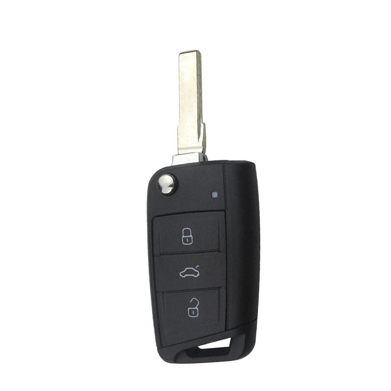 3 Button Flip Folding Remote Control Key Blade for Golf 7 Lamando Original 433mhz ID48 Chip
