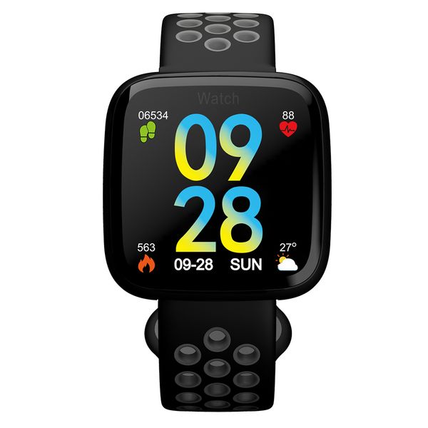 F15 Blood Pressure Oxygen Heart Rate Monitor Smartwatch, IP68 Waterproof Fiess Tracker Watch for Android iOS Phones dh910320090