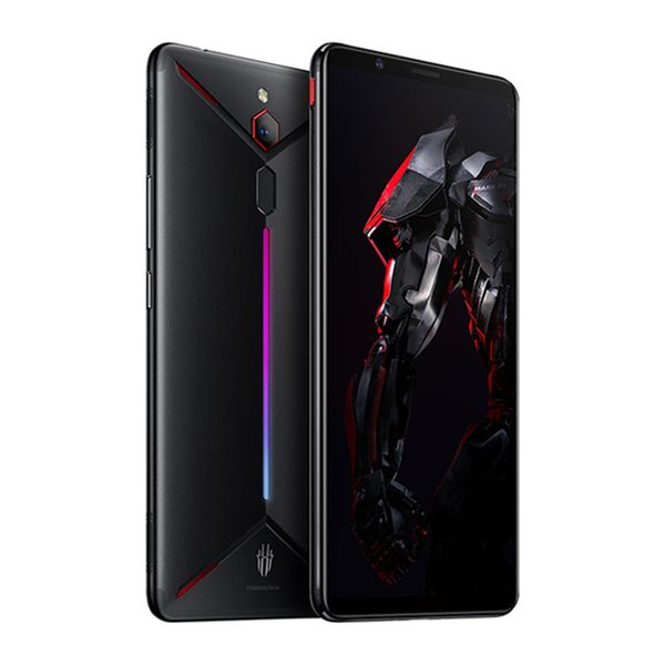 Original ZTE Nubia Red Magic Mars 4G LTE Cell Phone Gaming 6GB RAM 64GB ROM Snapdragon 845 Octa Core Android 6.0&quot; Screen 16.0MP AI Fing