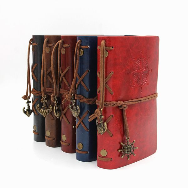 3 sizes vintage garden travel diary books kraft papers journal notebook spiral pirate notepads school student classical books dhl