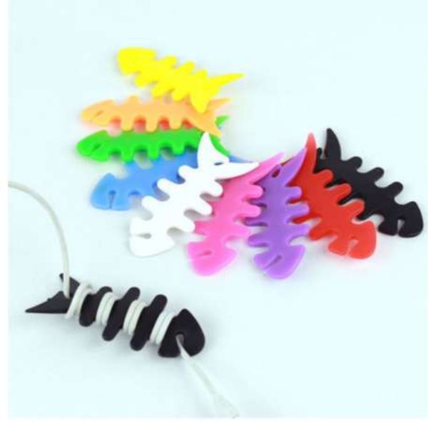 5PCS SIANCS Earphone Cable Cord Organizer Holder Cable Winder for Phone Tablet Mouse Computer Headphone