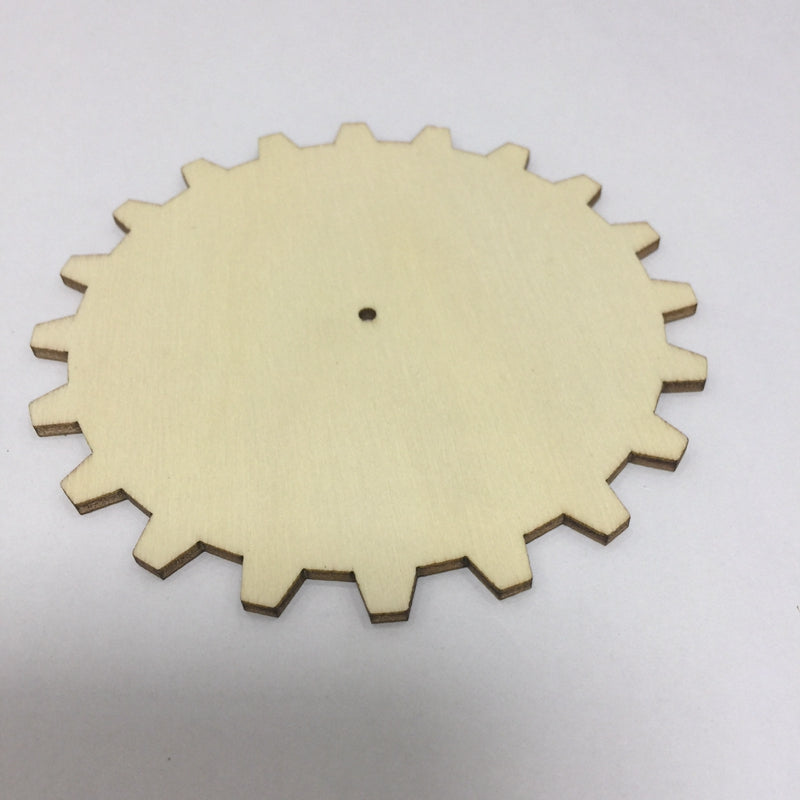 20Pcs-Pack Unfinished Wood Gear Puzzle Arts Crafts Hand Drawn Doodle Accessories For Board Game DIY Party Decor Ornaments