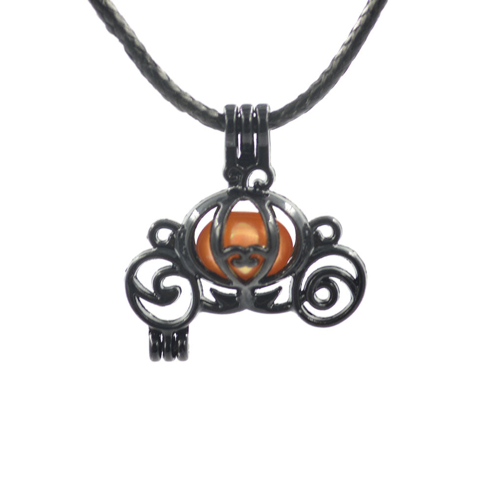 wholesale 100 pieces high quality plated black pearl cage fashion women necklac pendant for akoya oyster jewelry diy free shipping