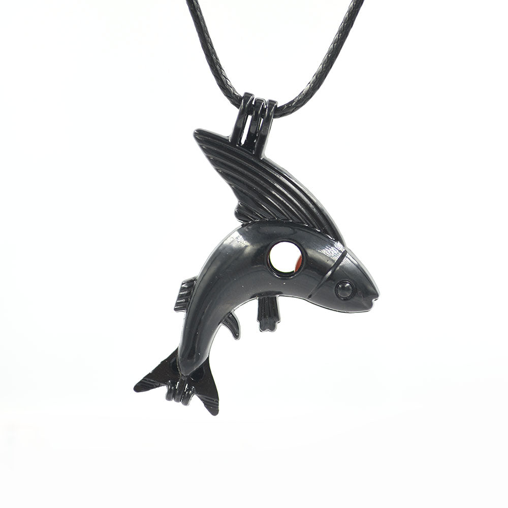 100 Pieces Mix Black Pearl Beads Cage Locket Pendant For Oyster Pearl Essential Oil Diffuser free ship