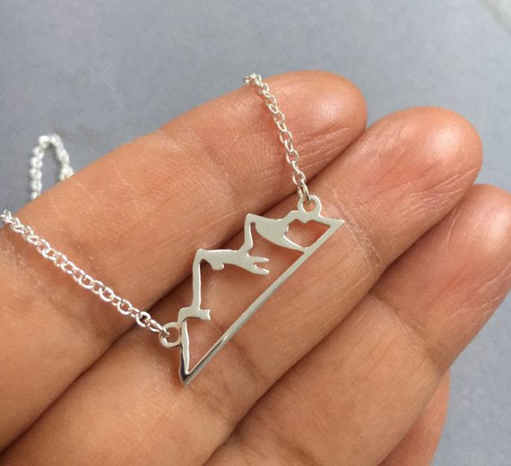 5pcs Wasatch Mountain Range Motivational Alpine Dream Choker bracelet Camping Gift Campers Mountain Biking Rock Mountain Bracelet jewelry