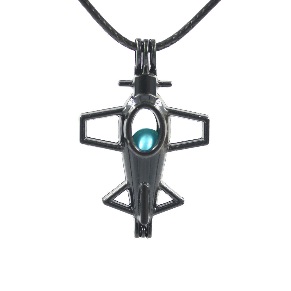 63 styles black pearl cage pendant Opening cages locket charm Fashion DIY Jewelry mountings without chain