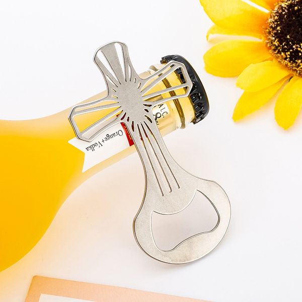 Creative The Cross Shape Opener Beer Bottle Opener With Gift Box Wedding Favor Wedding Gifts fang