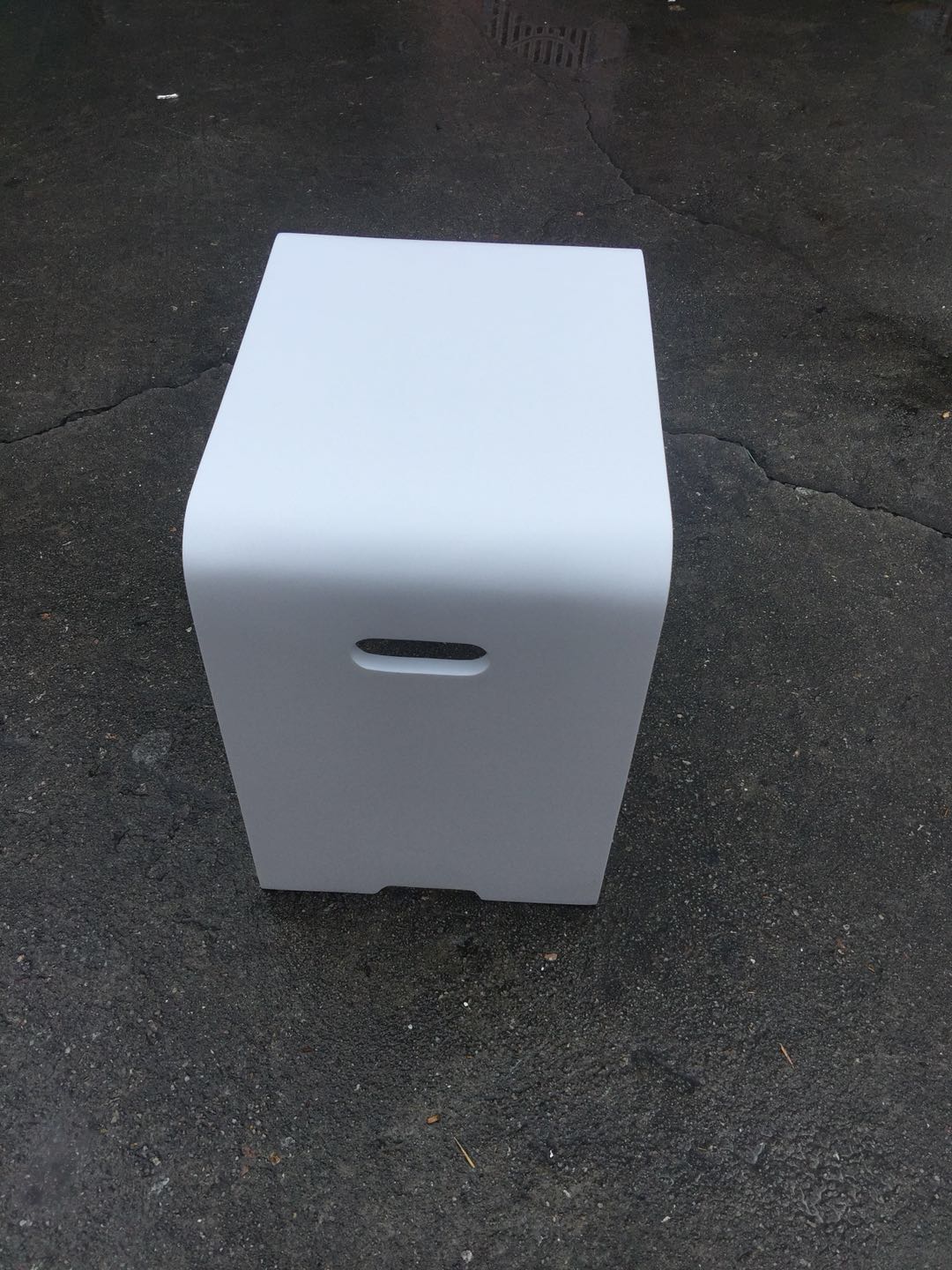 Solid Surface Stone Furniture Bench Stool Bathroom Cloakroom Steam Shower Seat Chair 16 x 12 inch SW113