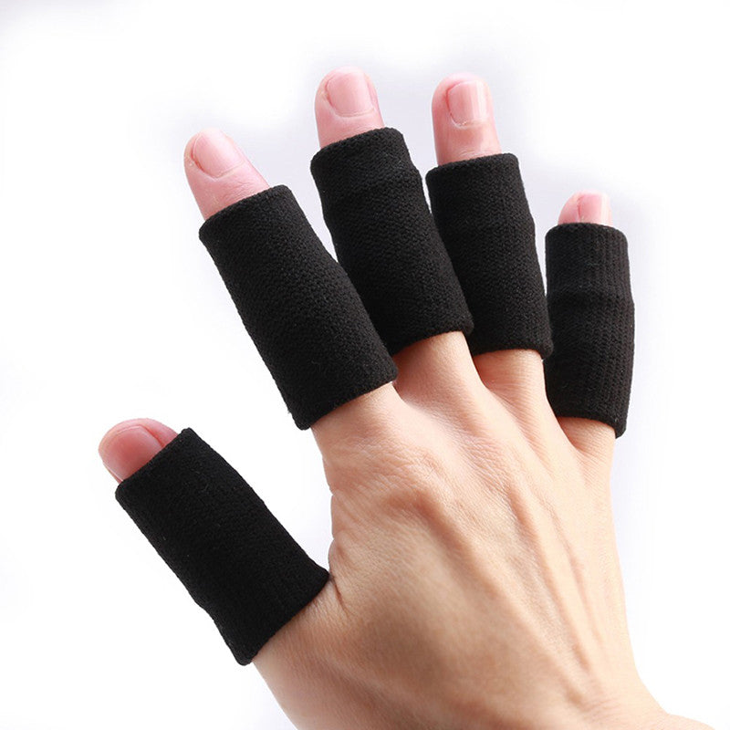 10PCS Sports Protective Gear Guard Support Wraps Basketball Volleyball Football Finger Stall Sleeve Protector Protection Gloves
