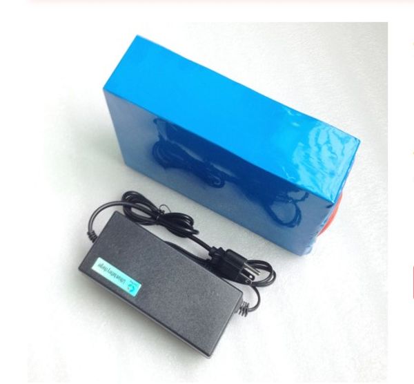 EU US No Tax 60V 20AH Lithium Battery 60V 20AH Electric Bike Battery 60V 1500W Scooter Battery use 3.7V 2500mah Cell 2A Charger