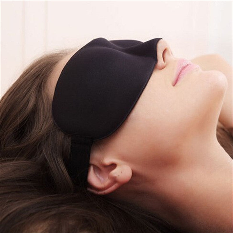 10PC Home 3D Sleep Eye Mask Eyeshade Travel Sleeping Eyes Masks Massager Memory Soft Portable Blindfold Travel Eyepatch