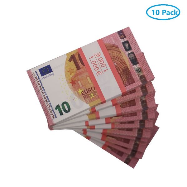 Copy Money Prop Euro Dollar 10 20 50 100 200 500 Toy Party Supplies Fake Movie Money Billets Play Collection Gifts Home Decoration Game Toke