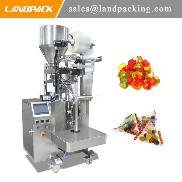 Automatic Gummy Candy Triangle Bag Packing Machine Granule Vertical Form Fill Seal Equipment