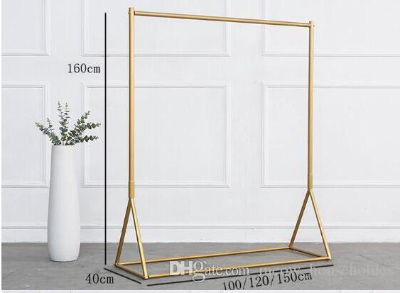 Custom color clothing rack Bedroom Furniture Iron floor hanger children&#039;s cloth shop display racks clothes shelf