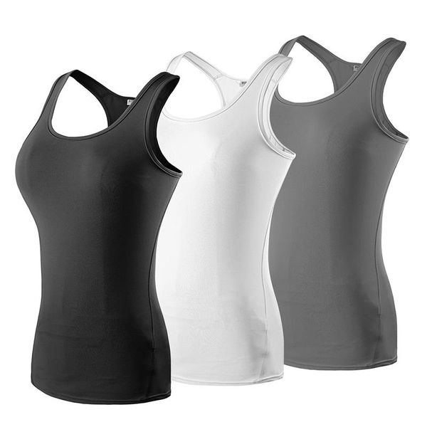YD 3pcs Womens Athletic Compression Yoga Sport Shirts Vest Tights Base Layer Gym Yoga Running Sleeveless Vest Top Carefully designed