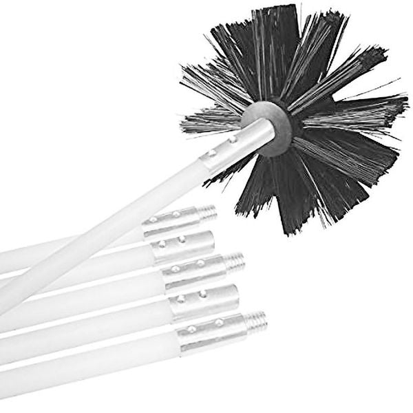 Freeshipping Dryer Duct Cleaning Kit Lint Remover Synthetic Brush Head Use With Or Without A Power Drill (2 Kits)