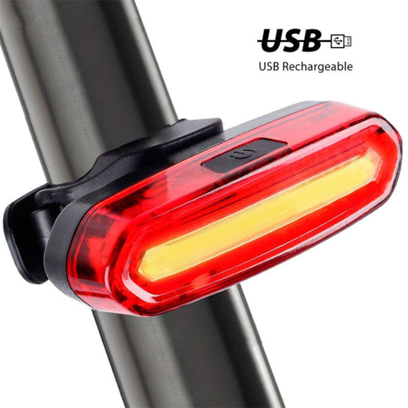 Bicycle Taillights Waterproof Riding Taillights USB Rechargeable Mountain Bike Headlights Bicycle Taillights Camping Walking Accessories