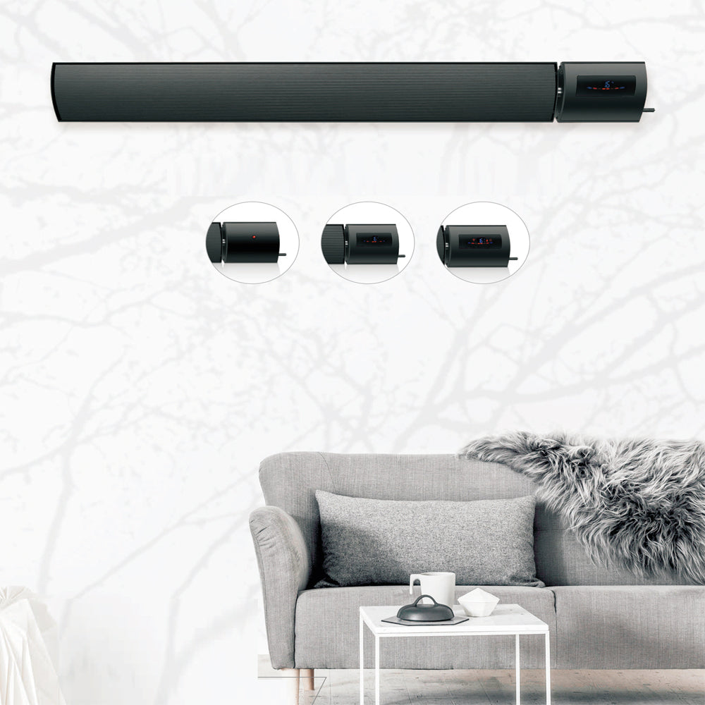 Hot sale Honyee infrared radiant electric heater 1800W water-proof energy saving for living room ,hotel, yoga, outdoor,garden