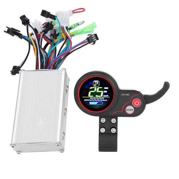 24V 36V 48V 60V250w-350 Electric Bicycle Bike Scooter Controller LCD Display Control Panel with Shift Switch E-bike Accessories