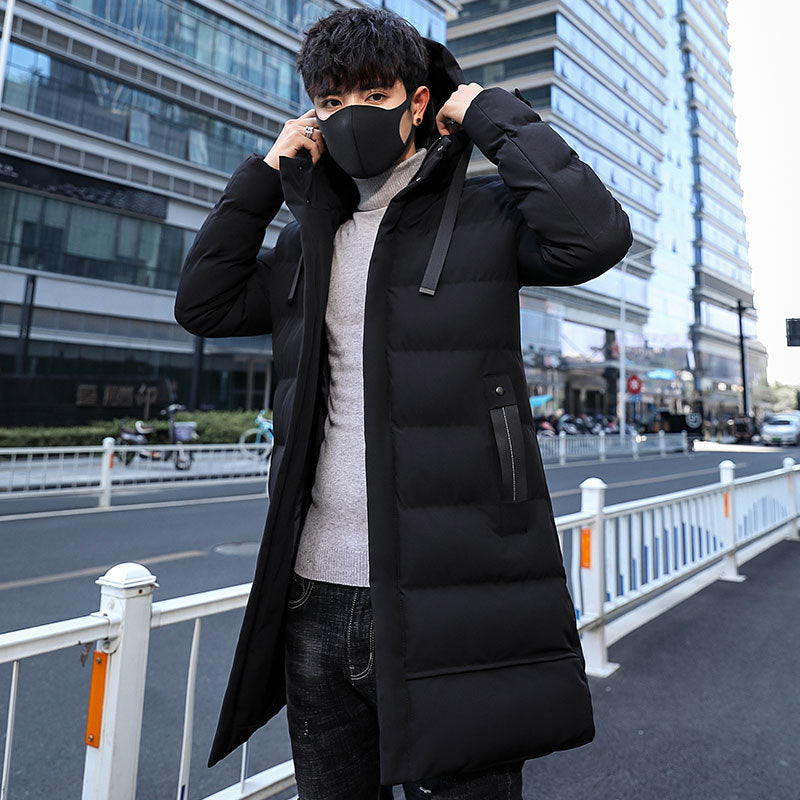 long parkas winter jacket men 2019 New warm Windproof Casual Outerwear Padded Cotton Coat Big Pockets High Quality Parkas Men HTQ8018