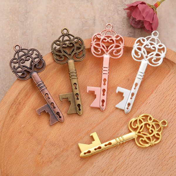 Retro Vintage Key Shaped Bottle Opener Travel Outdoor Picnic Beer Openers for Bar Kitchen Accessories