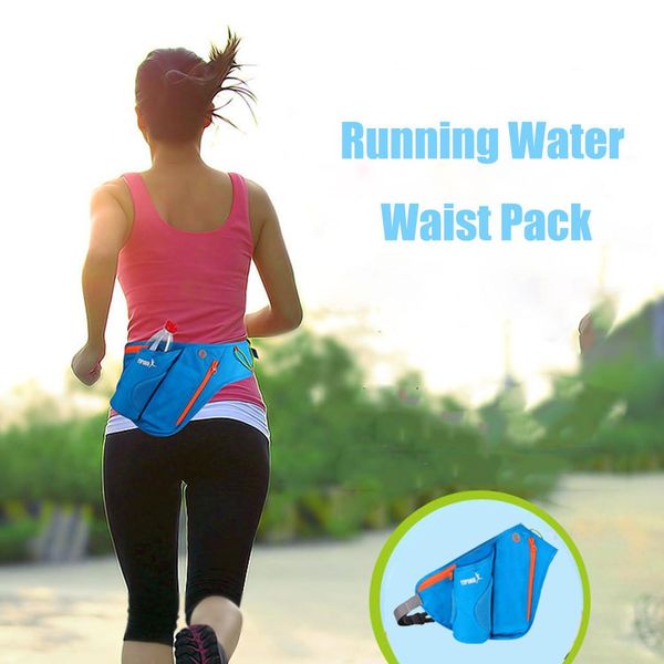 Backpack Bag Sport Water Bottle Holder Belt Bag for Running Jogging Waterproof Cycling Waist Pack Pouch Cycling Bum Outdoor