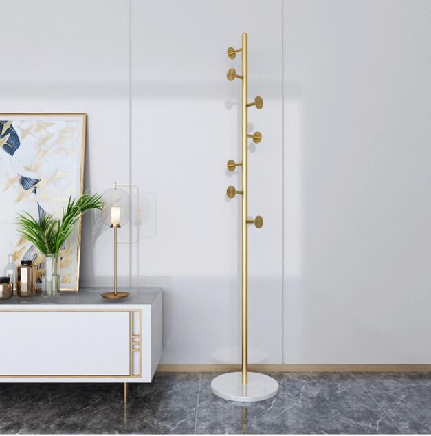 Golden coat hanger Bedroom Furniture ins Nordic marble metal hat hangers simple modern luxury creative household racks