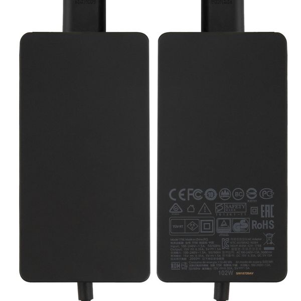Freeshipping 15V 6.33A 102W Switch Power Supply Adapter for Microsoft Surface Book 2 Laptop 110V 220V AC Charger with DC 5V 1A USB Charger