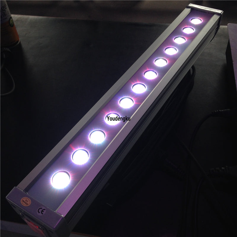 10 pieces ip65 led rgbw wall wash dmx 12x10w rgbw 4in1 flood led wall washer wateproof light