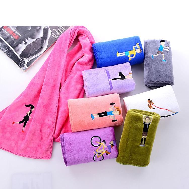 30 * 110cm Extended Thick Microfiber Sports Towel Sweat Sweat Fitness Yoga Sports Towel