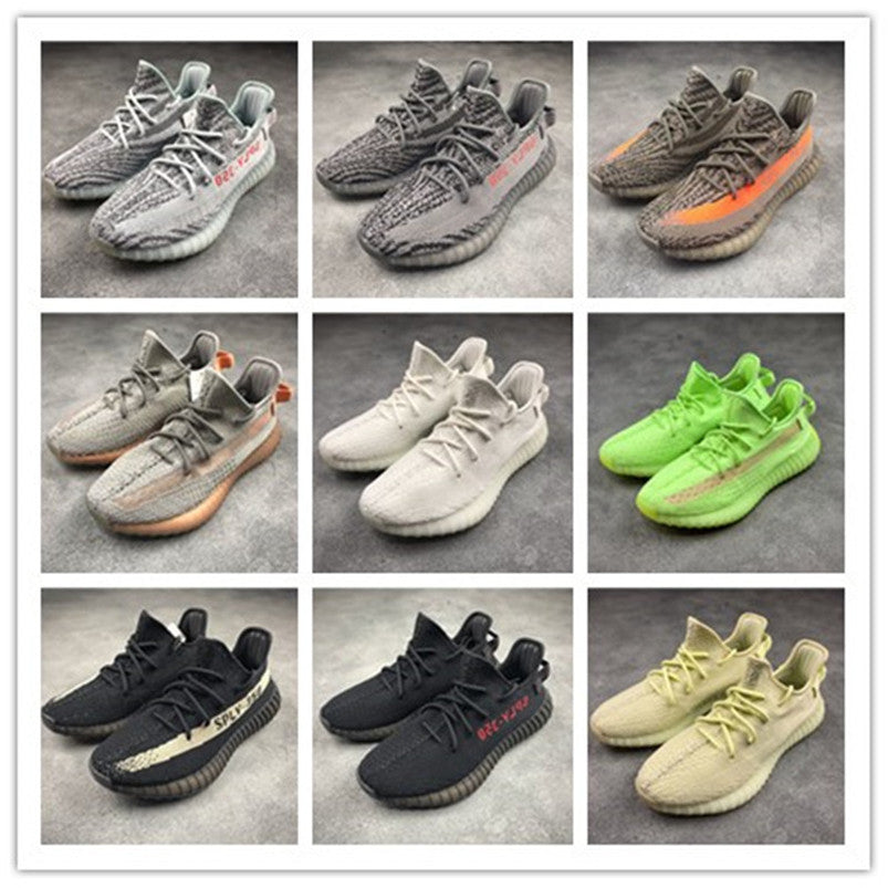 2019 Kanye West 350 Sneaker Eva-boosts Zebra Triple White V2 Clay True Form Hyperspace Sneakers 350 with box xu613